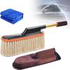 Telescopic Car Duster Wax Brush Mop Cleaning Cloth Scratch Free Dusting Waxing