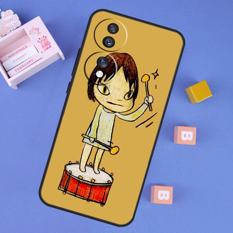 Чехол Yoshitomo Nara для Honor X8b X9b X8a X9a X6a X7a X6 X7 X8 X9 Honor 90 Lite 70 50 Magic 5 6 Pro