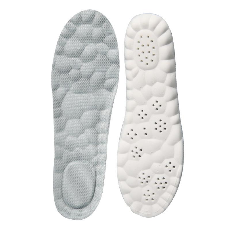 Men's Military Training Insoles - Soft, Elastic, Breathable, and Comfortable for Long Standing, High Elasticity, Sweat Absorption, and Massage Feel.