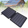 Портативное солнечное зарядное устройство 10 Вт 5 В Монокристаллическая складная солнечная панель с выходами USB C USB A Совместимо с мобильным телефоном планшетом IP67 для кемпинга пеших походов