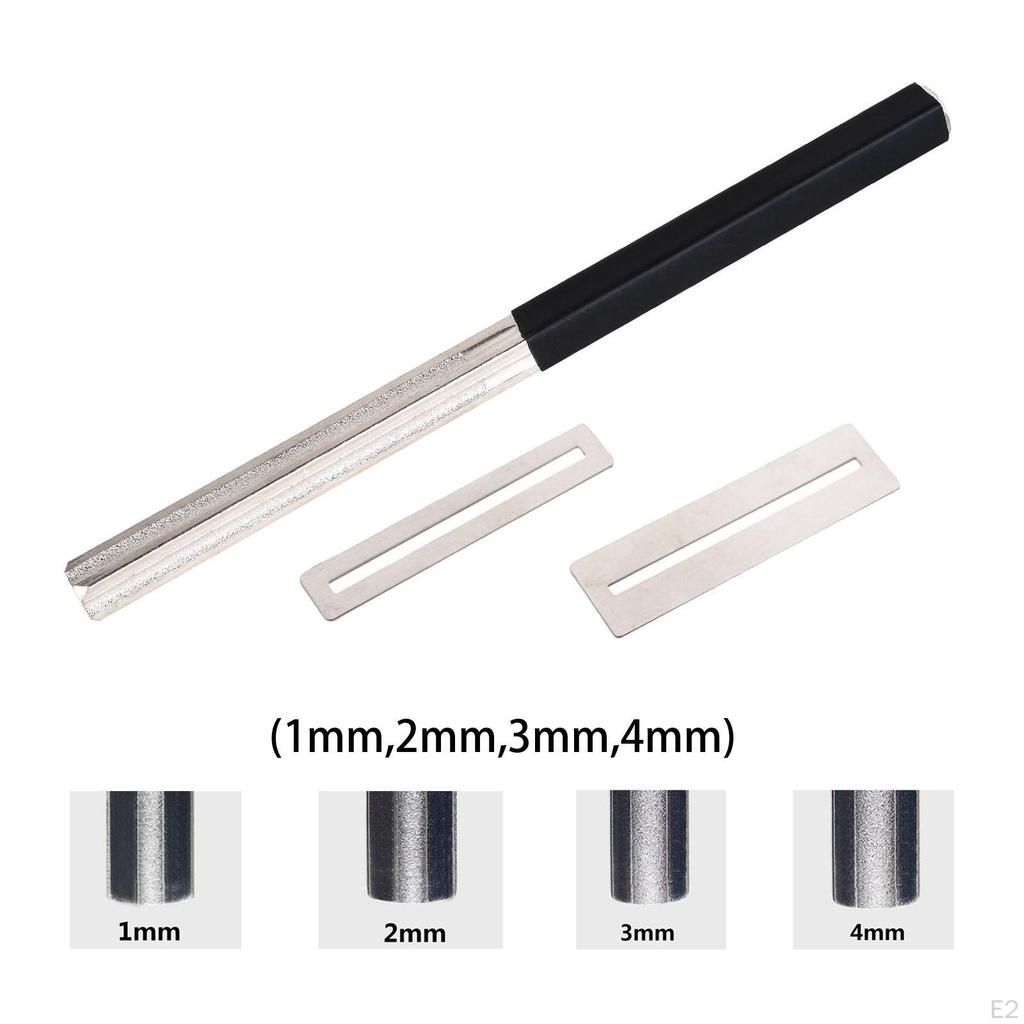 Guitar Fret Crowning Dressing File Edge Files with Neck Protection Sheets 4