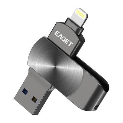 EAGET Флеш-накопитель I66Plus USB 3.0 Lightning с двумя портами