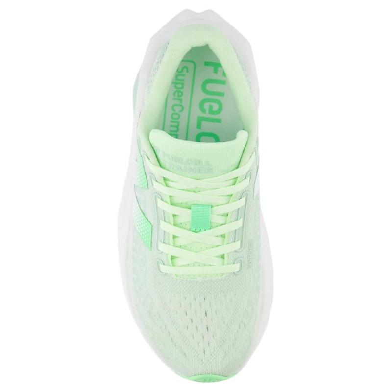 New Balance Женские кроссовки для тренировок Fuelcell Supercomp Trainer V3 Зелено-белые WRCXCG4