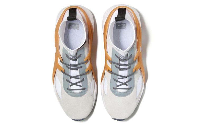 ONITSUKA TIGER Кроссовки с большим логотипом 2.0 Носок 'Белый Серый Коричневый' 1183B472-021