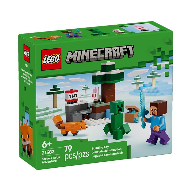 LEGO 21583 Конструктор «Приключения Стива в тайге»