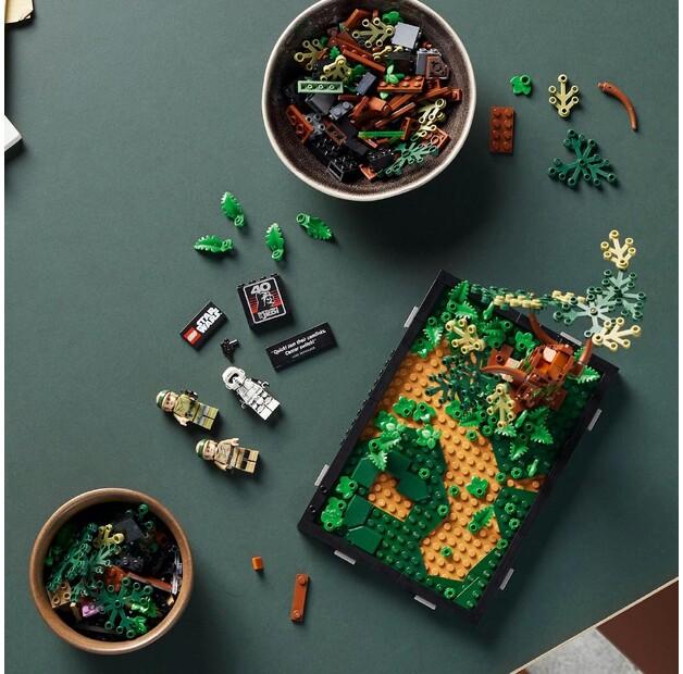 LEGO Star Wars 75353 Диорама: Преследование на боевом корабле по Эндору