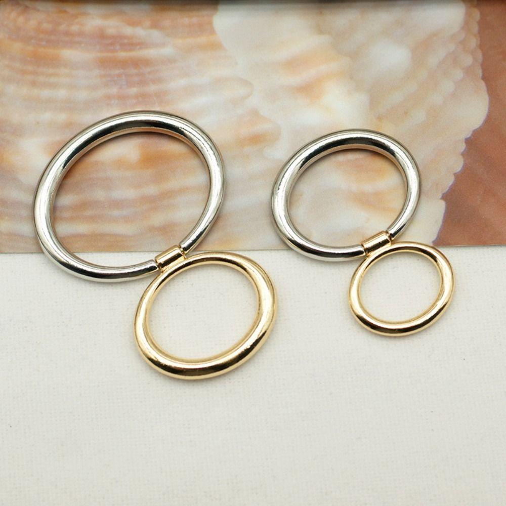 Double Ring Scarf Buckle Ring Zinc Zinc Alloy Romantic Christma's Day Gift