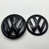 CJOZW1 2026 Горячие Эмблемы Для VW Volkswagen Jetta MK5 Golf Глянцево-Черные Замена 135мм Эмблема Передней Решетки Или 110мм Крышки Багажника Автомобиля B