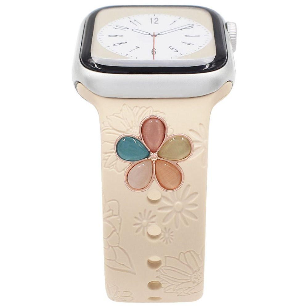 Металлический браслет для часов, украшение, брошь, декоративное кольцо, наручные подвески для аксессуаров для ремешка Iwatch