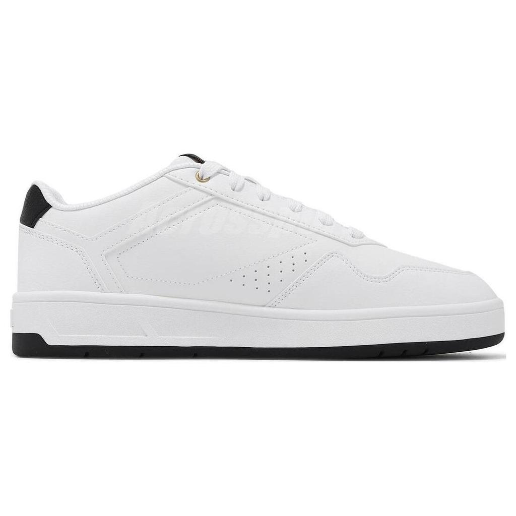Puma Court Classic White Black Gold Unisex Sneakers 395018-07