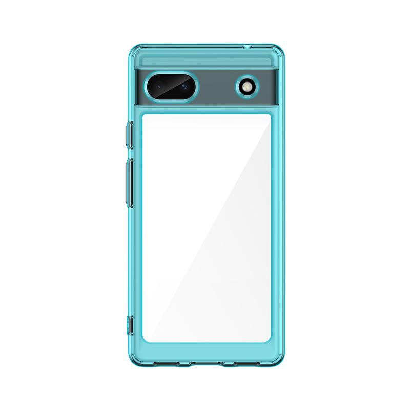 Для Google Pixel 6A Прозрачный чехол Для Google Pixel 6A 7A 7 Pro Чехол Funda Funda Жесткий Полупрозрачный Ударопрочный Бампер для телефона Pixel 6A