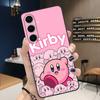 Аниме K-Kirby Милый чехол для телефона для Samsung S 24 Fe 25 Ultra Plus 20 Lite 21 30 22 23 24 22 Ultra 5G Fundas