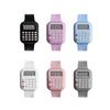 1Pc Mini Children's Electronic Computer Electronic Watch Counting and Counting Dates Multi-function Electronic Calculator Sports Watch