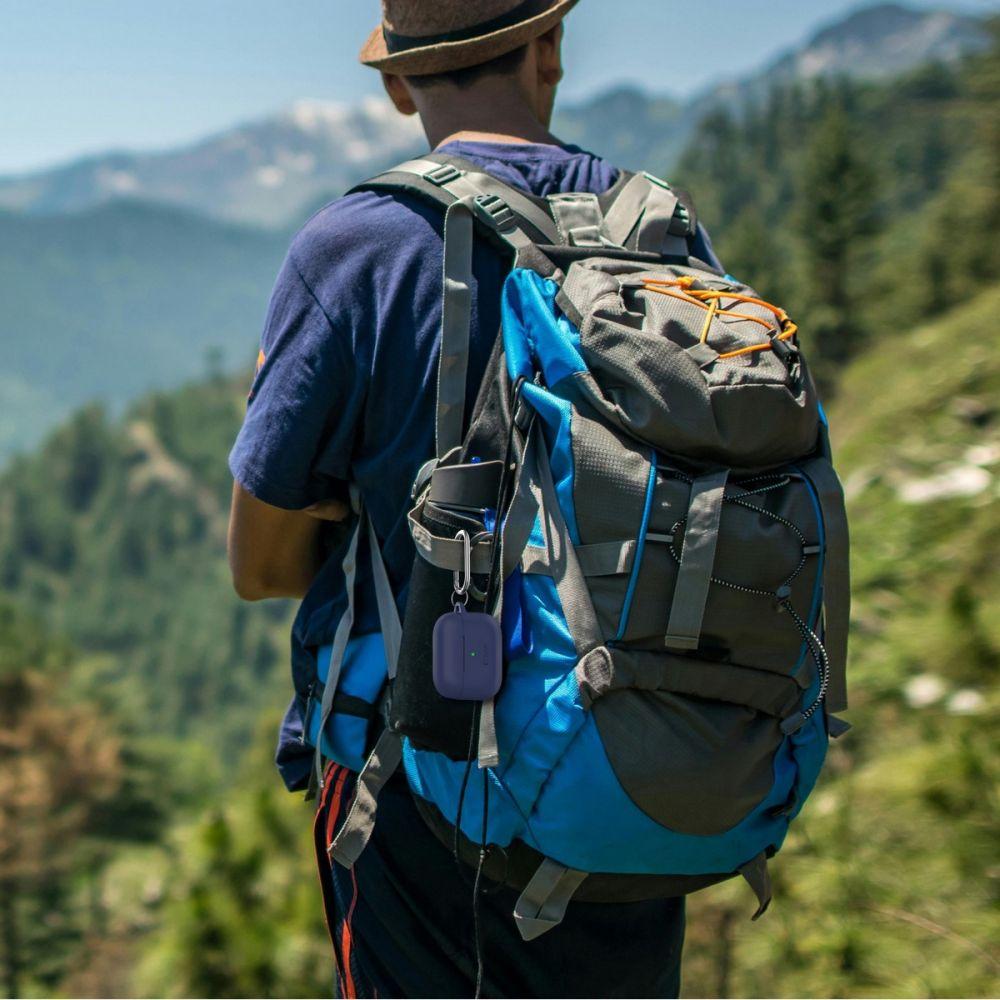 Tech-Protect Silicone Hook Apple Airpods Pro 1 / 2 Baby Blue