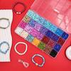 Набор листов для лепки из мягкой глины 28 ячеек Браслет DIY Материал для бисероплетения Браслет Бисероплетение Ювелирные аксессуары Бусины