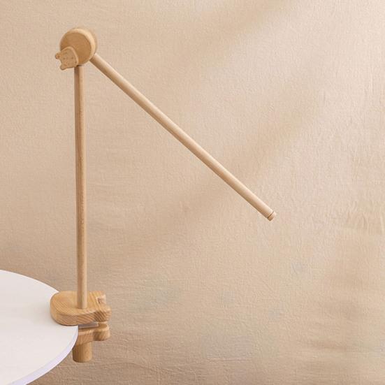 Деревянная детская погремушка Кронштейн для кроватки Вращающаяся детская погремушка Подвеска Держатель Погремушка-колокольчик Декоративная подвесная дуга Универсальные аксессуары для кроватки