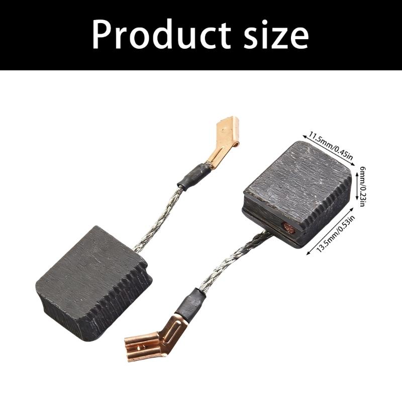 10 шт. Прочные сменные угольные щетки для УШМ DWE4238 DWE4246 DWE4257 N421362 DWE4217, аксессуары