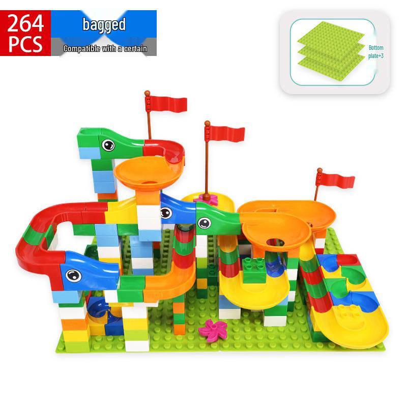 Kids' Enlightenment Marble Run Building Set - Ages 4-6, Changeable Blocks