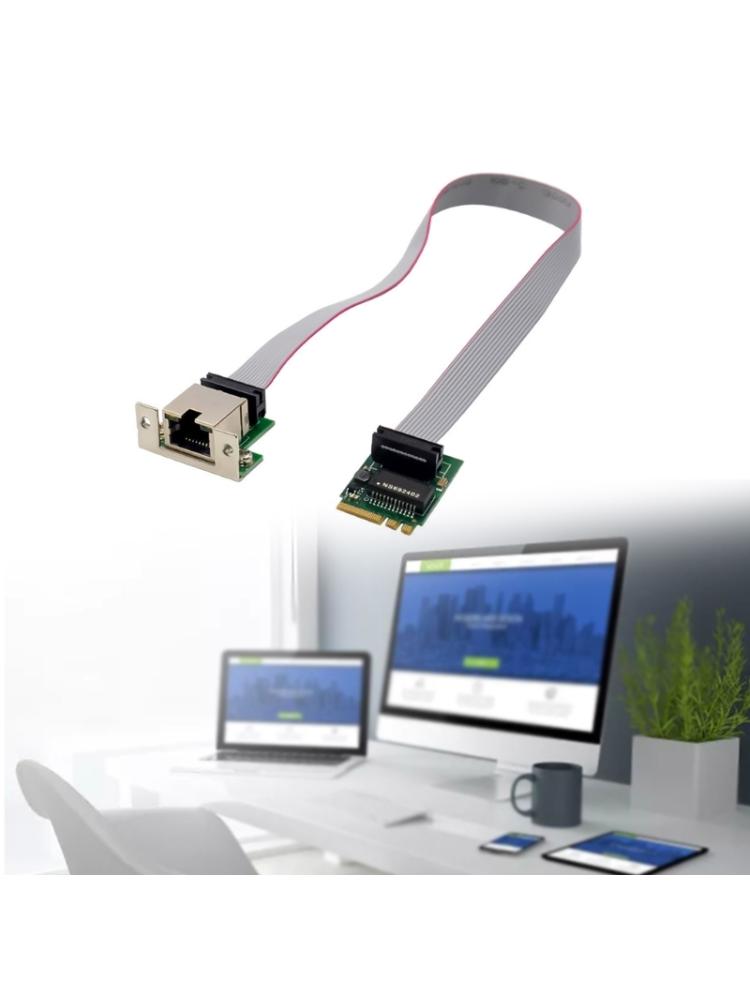Быстрая карта RJ45 M.2 A+E к однопортовой карте сетевого адаптера 1000M Чип RTL8111F Карта адаптеров Rj45