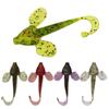 6PCS Lifelik Bait Maggots Silicone False Bait Fishing Soft Lures Soft Lure  Beginners