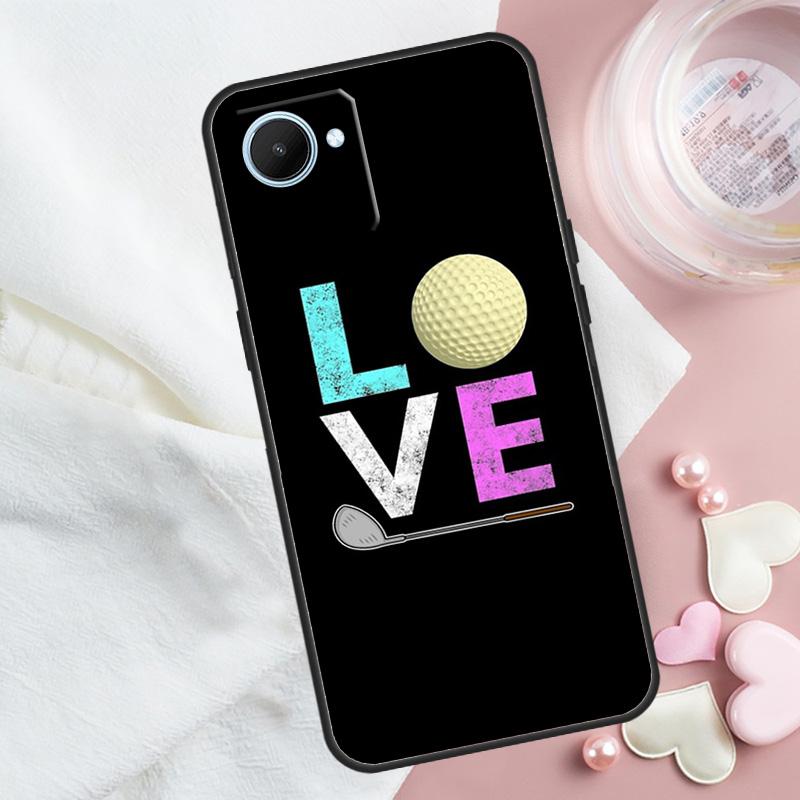 Love Golf For Realme GT 7 Pro GT 5 6 6T C67 C61 C55 C53 C51 C21Y C25S C75 10 11 12 13 14 Pro Plus Case