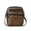 Мужская сумка-мессенджер через плечо из натуральной кожи