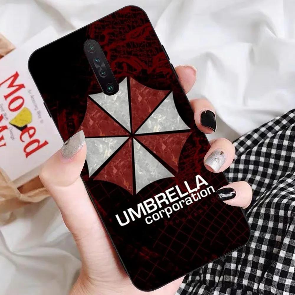 Resident Evil Umbrella Phone Case For Redmi 5 6 7 8 9 10 plus pro 6 7 8 9 A GO K20 K30 K40 pro plus F3 Fundas