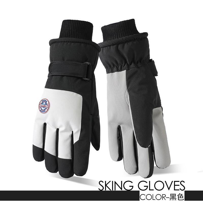 Womens Mens Winter Ski Gloves Thermal Fleece Lined Touchscreen Waterproof Windproof Warm Cycling Outdoor Sports