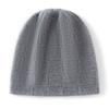 One-line seamless double-layer cashmere blended hat men's and women's head hat thermal ear protection hat
