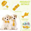 Reginary 100 Pieces Dog Bow Tie Collar Set Includes 50 Neckties and 50 Bow Ties Adjustable Cat Dog Bowties Neckties for Small Medium Puppy Cat Hawaii