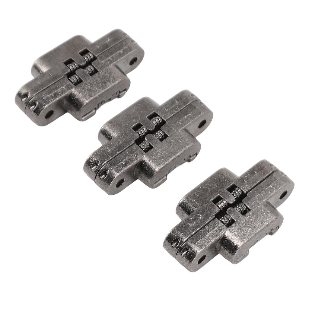 3 шт. 43 мм мини-дверные петли для замка невидимые 180 градусов крестовая петля из цинкового сплава для шкатулки для драгоценностей