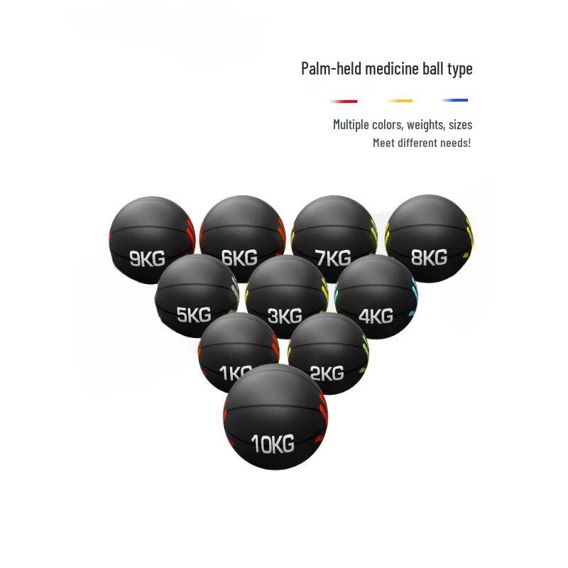 Solid Rubber Medicine Ball for Strength Training