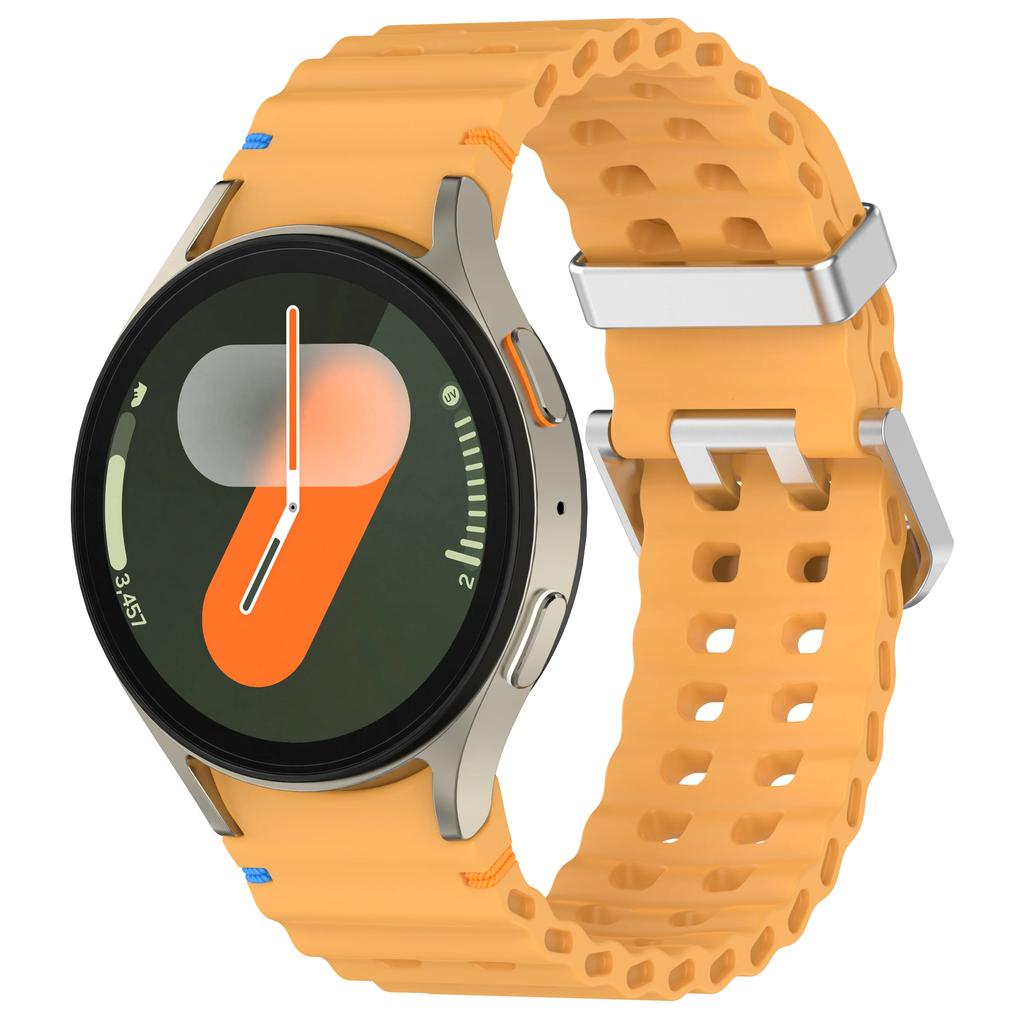 Ремешок для Samsung Galaxy Watch 7/6/5 Pro/4 classic 40мм 44мм Спортивный силиконовый Без зазоров на запястье correa Браслет Ремешки для Galaxy Watch 7
