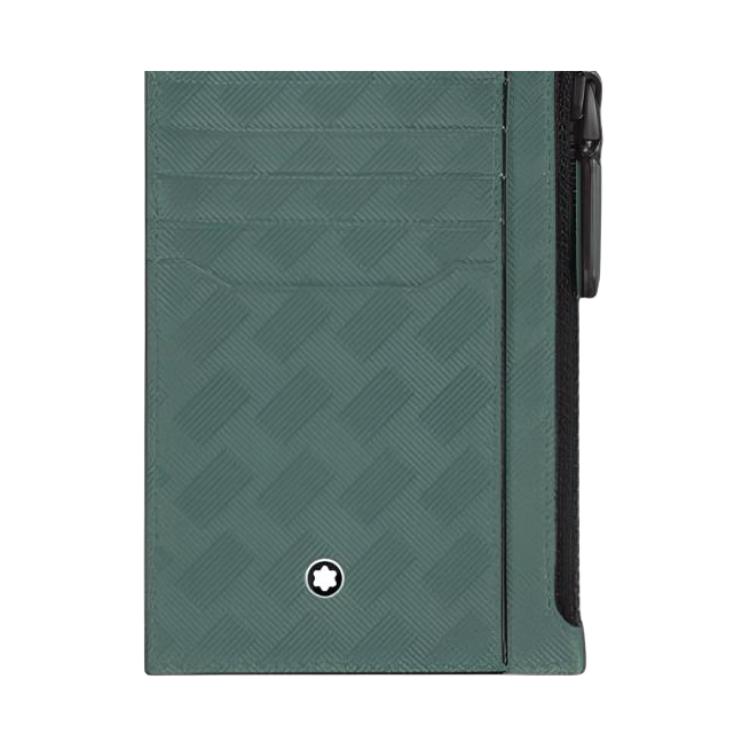Montblanc 3.0 Шестиугольный Белый Звездный Логотип Кожаный Держатель для Карт Мужские Аксессуары Грецкий Орех-Зеленый MB198085
