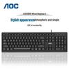 Проводная клавиатура и коврик для мыши AOC KB161