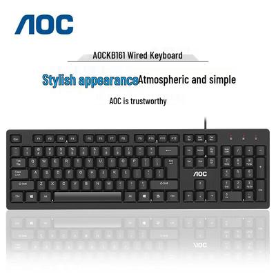 Проводная клавиатура и коврик для мыши AOC KB161