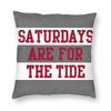 Saturdays Are For The Tide Pillowcase Polyester Linen Velvet Creative Zip Decorative Pillow Case Home Cushion Cover Wholesale