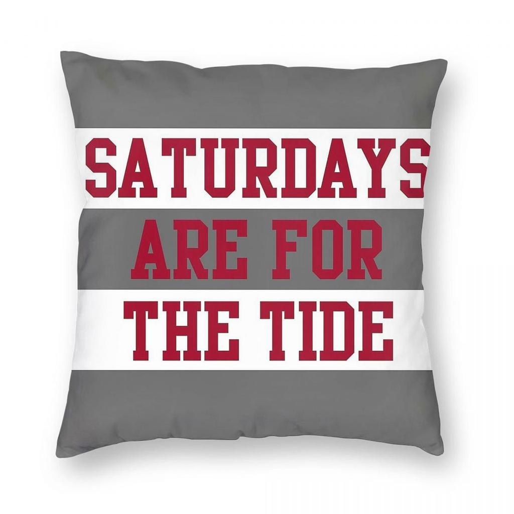 Saturdays Are For The Tide Pillowcase Polyester Linen Velvet Creative Zip Decorative Pillow Case Home Cushion Cover Wholesale