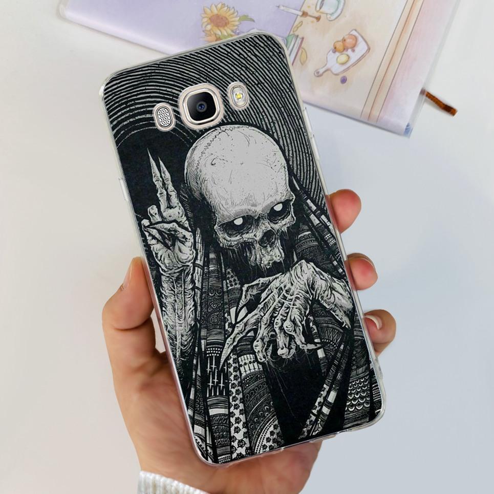 For Funda Samsung Galaxy J5 2016 Phone Case Cute Cat Dinosaur Soft Silicone Cases For Samsung J5 2016 J510 Back Cover Bumper