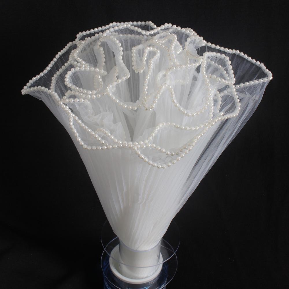 Букет ручной работы, упаковочная ткань для цветов, жемчужное кружево, подарочная упаковочная бумага для свадьбы ко Дню святого Валентина