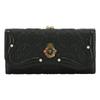 Long Wallet Clasp Genuine Leather Serpent 316110 Cowhide Leather Snake Black [ANNA SUI] Women's [10]