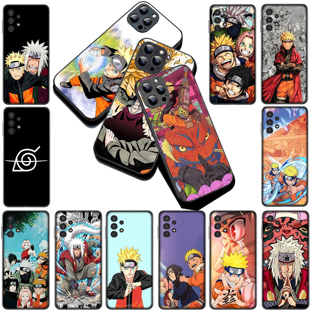 Jiraiya Narutos Sasuke Silicone Phone Cover for Samsung Galaxy S25 S24 S23 FE Ultra Plus S7 Edge S25+ S23+ A56 5G Soft Case