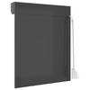 Anthracite Roller Shutter 80 x 100 cm Aluminum and Polyurethane