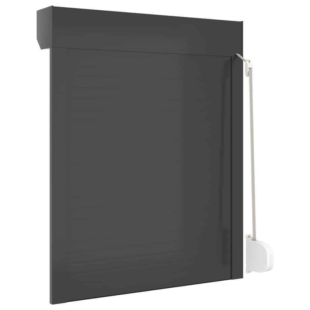 Roller Shutter Anthracite Grey 70 x 100 cm Aluminium and Polyurethane