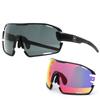 Спортивные солнцезащитные очки поляризованные солнцезащитные очки черные ADJUSTER красные зеркальные линзы набор [A-Fit] мужские AF-805-C1