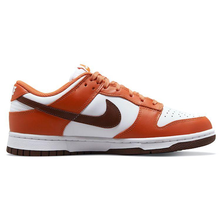 Nike Кроссовки женские Nike Dunk Low Bronze Eclipse Оранжевые Sport-Spice Белые DQ4697-800