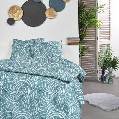 Parure De Lit - - Sunshine - 100% Coton - Bleu - Autres Motifs