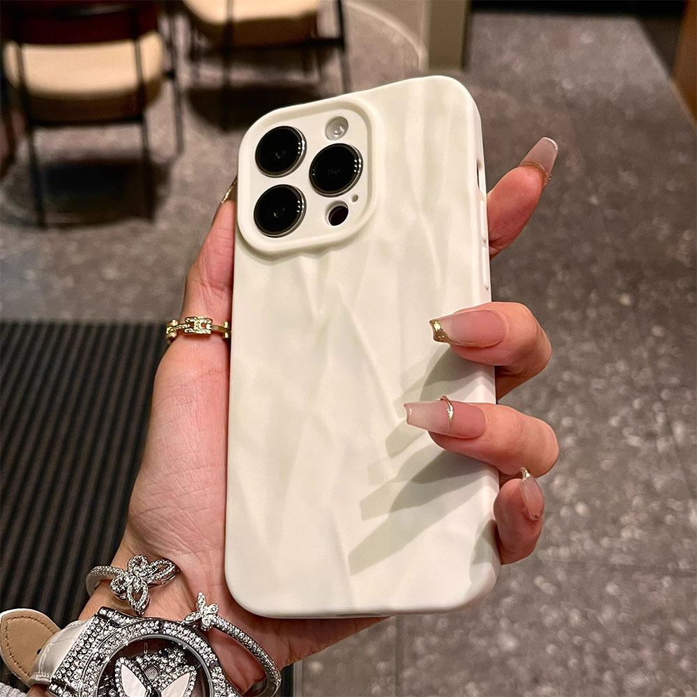 Мягкий складной чехол для телефона с узором для iPhone 11 12 13 14 15 Pro Max X Xs XR Max Plus, силиконовый чехол-бампер с конфетами