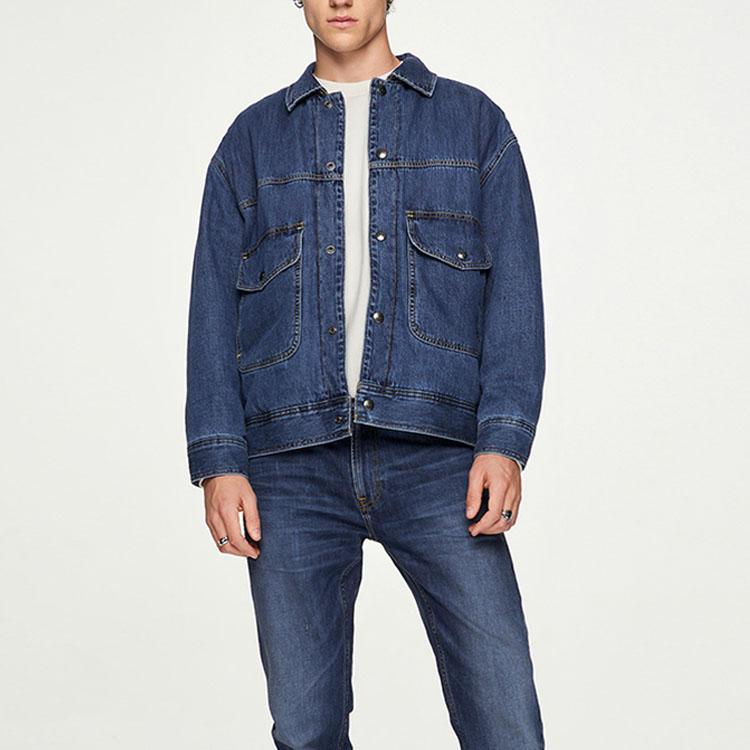 Lee Puffer Jacket Men's Medium Blue LMT006246101291A03844