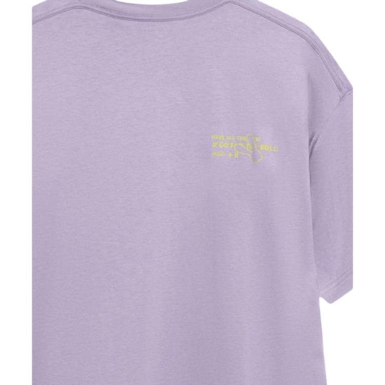 Li-Ning Disney Cartoon Alphabet Print Round Neck Short Sleeve T-Shirt Unisex Tops AHST309-5